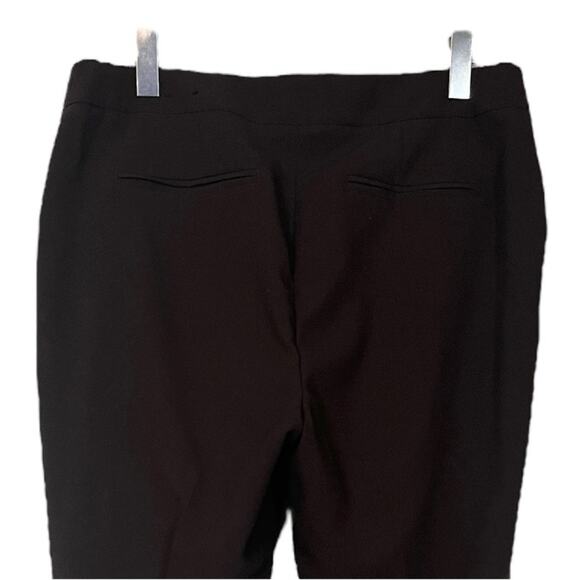 Chico’s Chocolate Brown Pants So Slimming Straight Leg High Rise Women’s Size 10 - Picture 4 of 8